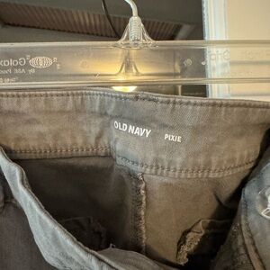 Old Navy Charcoal Pixie Trousers